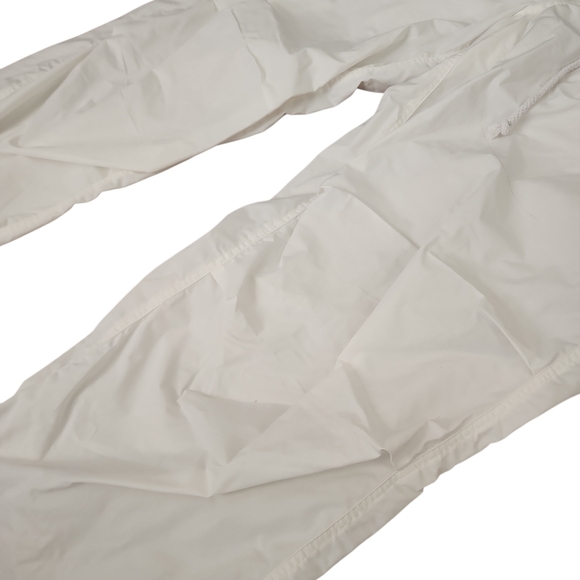 NEW Edikted Parker Nylon Cargo Pants Medium/Large White Parachute Streetwear NWT - Picture 9 of 15